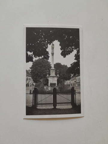 AK Pestsäule am oberen Marktplatz in Neumarkt.