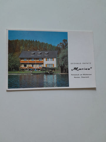 AK Pörtschach am Wörthersee. Seehaus Rapatz. Marina.