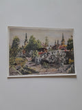 AK Klagenfurt. Letzter Rest des Stadtgrabens am Villacher Ring (nach einem Aquarell v. Ed. Manhart.