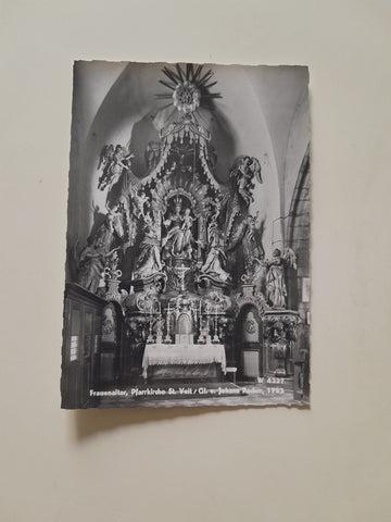 AK St. Veit an der Glan. Frauenaltar Pfarrkirche.