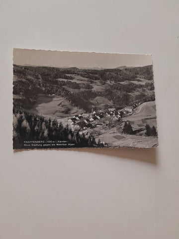 AK Knappenberg. Neue Siedlung gegen die Metnitzer Alpen.
