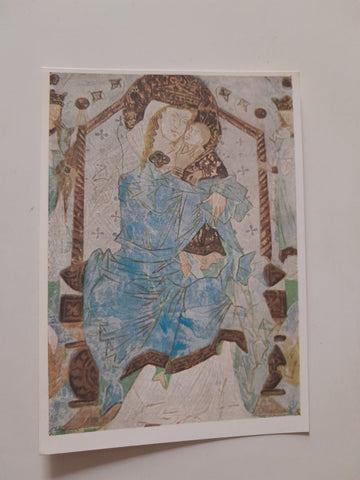 AK Dom zu Gurk. Romanisches Fresko. Maria aus dem Thron Salomonis.