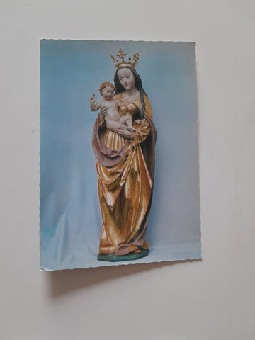 AK Dom zu Gurk. Gotische Madonna.