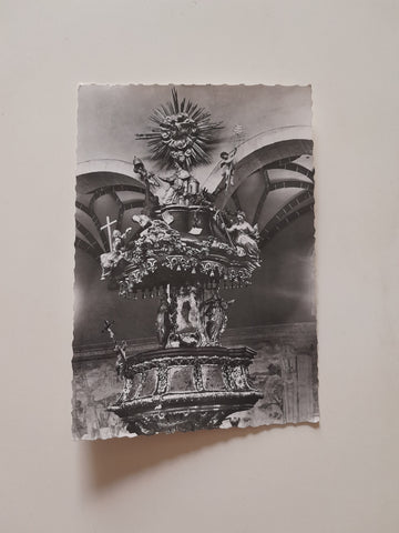 AK Dom zu Gurk. Kanzel. Architektur von Bibiena, Skulpturen von Raphael Donner.