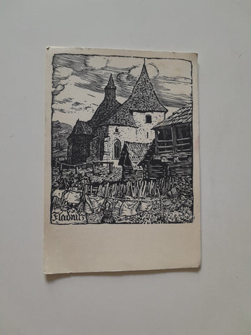 AK Das Kärntner Bergkirchlein: Flattnitz. Lobisser Kunstkarte Nr. 57.