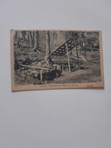 AK Koralpe. Rastplatz am Wege zur Koralpe. (1918-19)