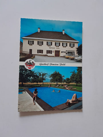 AK Maria Rojach 14. Gasthof Pension Poltl. Inh. Johann Reichel.