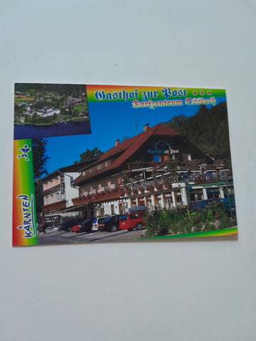 AK Ossiach. Gasthof zur Post. Familie E. Dorner.