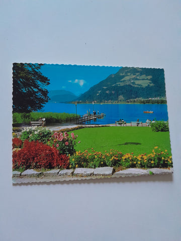 AK Blumenstrand in Ossiach am Ossiachersee.
