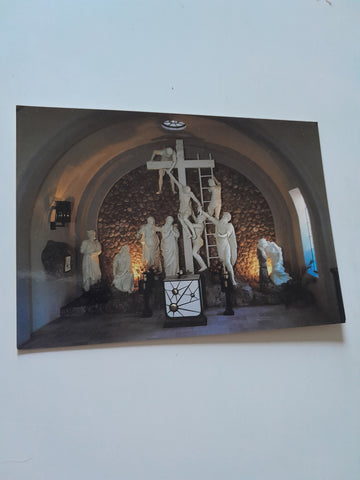 AK Kreuzabnahme in der Ossiacher Friedenskapelle.