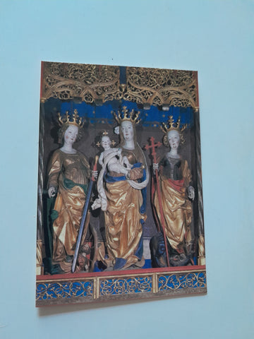 AK Stiftskirche Ossiach. Schrein des spätgotischen Flügelaltares.