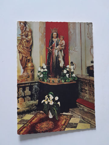 AK Madonna in der Wallfahrtskirche Frauenberg.