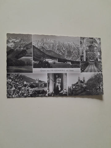 AK Gruss aus Frauenberg a.d. Enns.