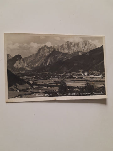 AK Blick von Frauenberg auf Admont. (1928)