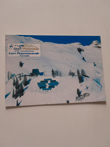 AK Loser Panoramastraße Altaussee. ARGE Alpen-Photovoltaik.