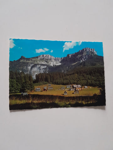 AK Ausseer Land. Altaussee Blaa Alm mit Loser.