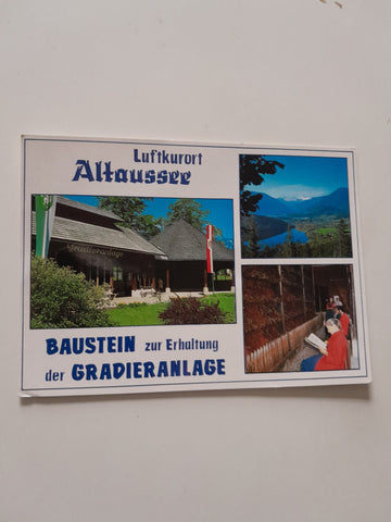 AK Altaussee. Baustein zur Erhaltung der Gradieranlage.
