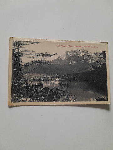 AK Alt-Aussee mit dem Sandling. (1912)