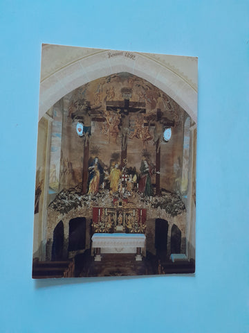 AK Bad Aussee. Altar der Kirche St. Leonhard.