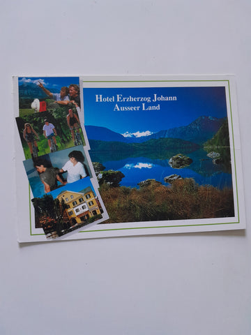 AK Bad Aussee. Kurhausplatz 62. Hotel Erzherzog Johann.