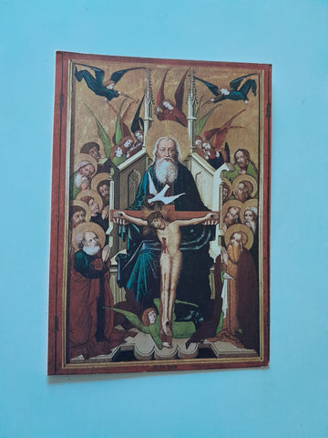 AK Bad Aussee. Gnadenstuhlaltar. Spitalkirche.