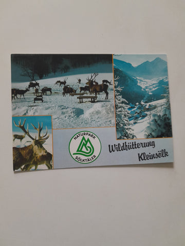 AK Wildfütterung Kleinsölk. Naturpark Sölktäler.