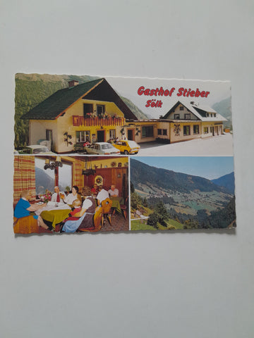 AK Stein an der Enns, Kleinsölk 78. Gasthof Stieber. Franz und Christine Stieber.