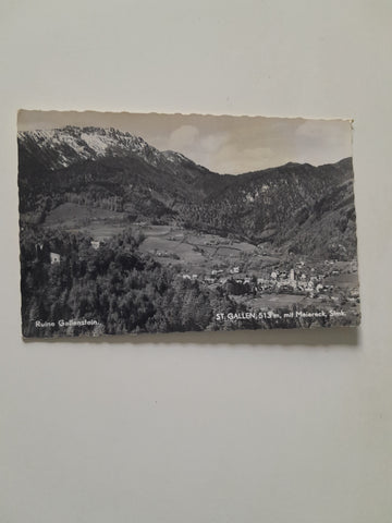 AK St. Gallen. Ruine Gallenstein. (1969)