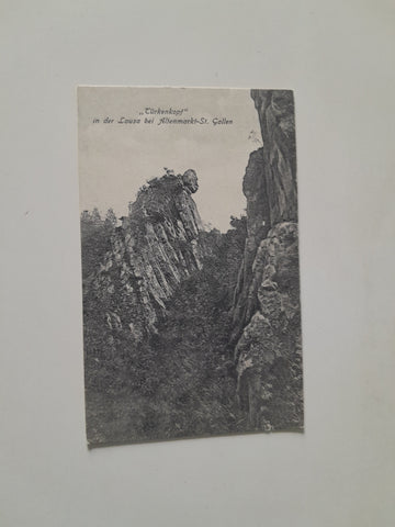 AK "Türkenkopf" in der Lausa bei Altenmarkt St. Gallen. (1921)