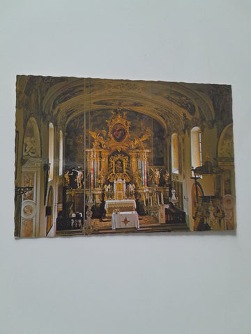 AK Wildalpen. Kircheninneres der Wallfahrtskirche Zur schmerzhaften Gottesmutter.
