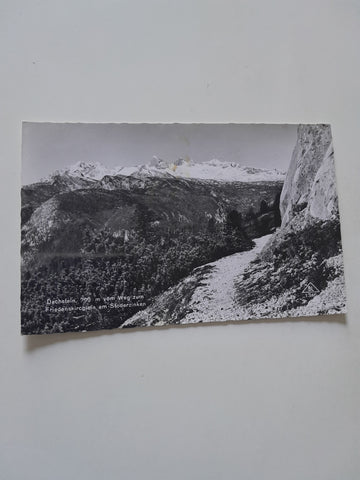 AK Dachstein vom Weg zum Friedenskirchlein am Stoderzinken.