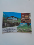 AK Gröbming 531. Pension Rstaurant Tauernblick. Inh. W. Fürweger.