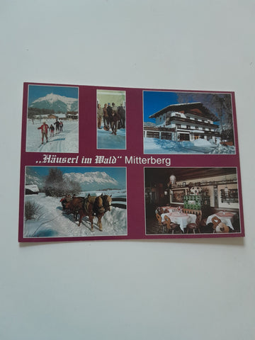 AK Mitterberg 27. Häuserl im Wald. Fam. Schupfer-Langanger.