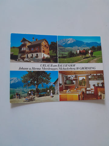 AK Urlaub am Bauernhof Johann und Herma Moosbrugger vlg. Ringler. Michaelerberg 30.