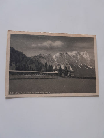 AK Gröbming. Kuranstalt m. Grimming. (1946)