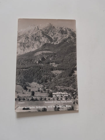 AK Gröbming. Kuranstalt mit dem Kamm. (1942)