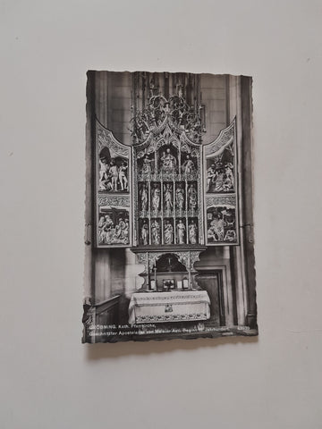 AK Gröbming. Kath. Pfarrkirche. Geschnitzter Apostelaltar.