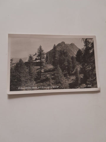 AK Brünnerhütte mit Kammspitze. (1933)
