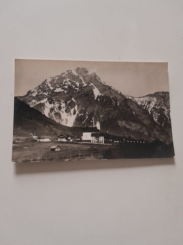 AK Gröbming. Evang. Kirche m.d. Stoderzinken. (1931)