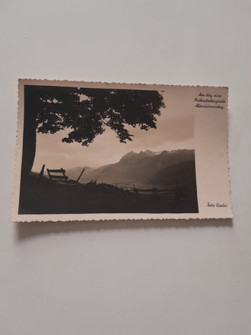 AK Am Weg zum Michaelerberghaus Abendstimmung.