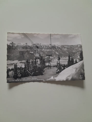 AK Schladminger Tauern - Seilbahn vom Ort Haus zur Krummholzhütte.