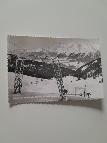 AK Schigebiet Kaiblingalm mit TVN Bergheim. (Naturfreunde)