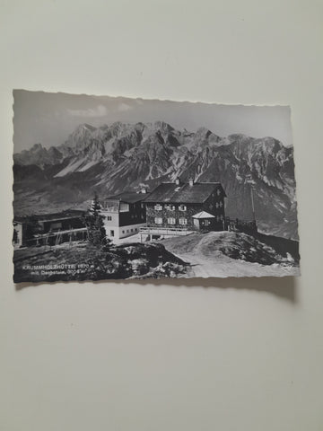 AK Krummholzhütte mit Dachstein.