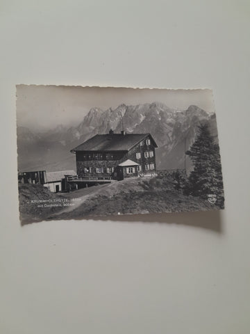 AK Krummholzhütte mit Dachstein.