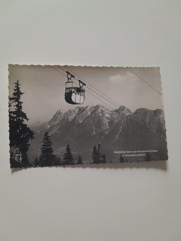 AK Haus Seilbahn zur Krummholzhütte mit Dachstein.