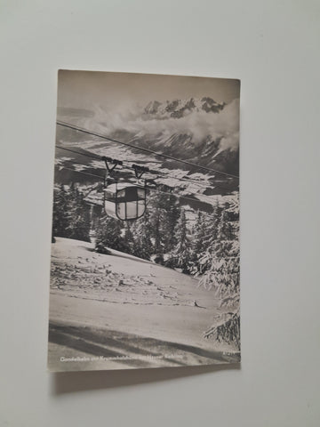 AK Gondelbahn zur Krummholzhütte am Hauser Kaibling.