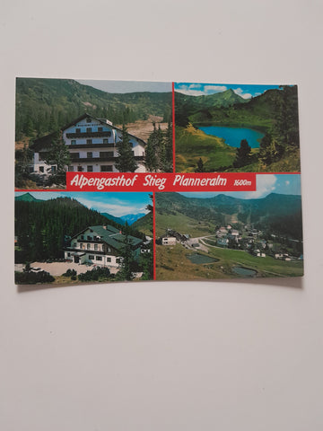 AK Planneralm. Alpengasthof Stieg. Pension Grimmingblick. Planneralm 18.