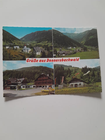 AK Grüße aus Donnersbachwald.