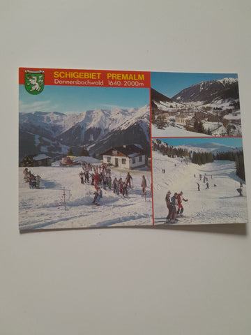 AK Schigebiet Premalm. Donnersbachwald.