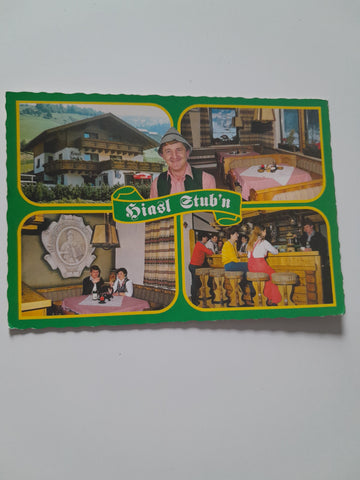 AK Donnersbach. Jausenstation Hiasl Stub'n Regina u. Hias Mayer. Erlsberg 100.